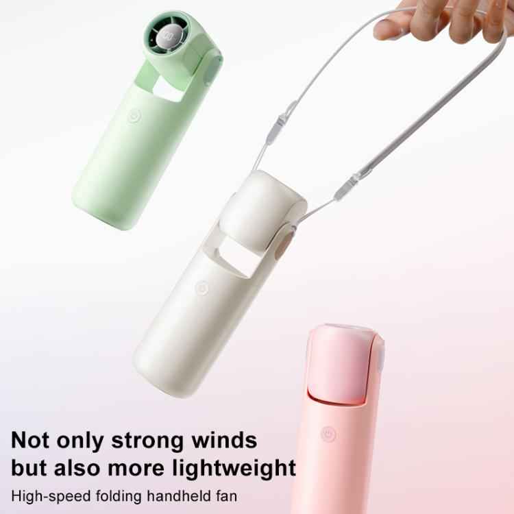 F03 High Speed Folding Handheld Fan with Digital Display