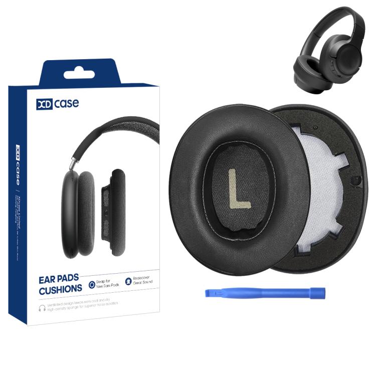 XDcase 1 Pair Protein Leather Ear Pads Headset Replacement Part with Prying Tool, For JBL Tune T700BT / T710BT / T750BTNC / T760NC