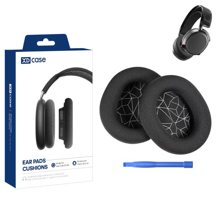 XDcase 1 Pair Headset Replacement Ear Pads with Prying Tool, For SteelSeries Arctis 1 / 3 / 5 / 7 / 9 / Pro