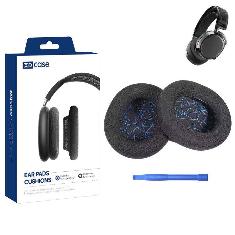 XDcase 1 Pair Headset Replacement Ear Pads with Prying Tool, For SteelSeries Arctis 1 / 3 / 5 / 7 / 9 / Pro