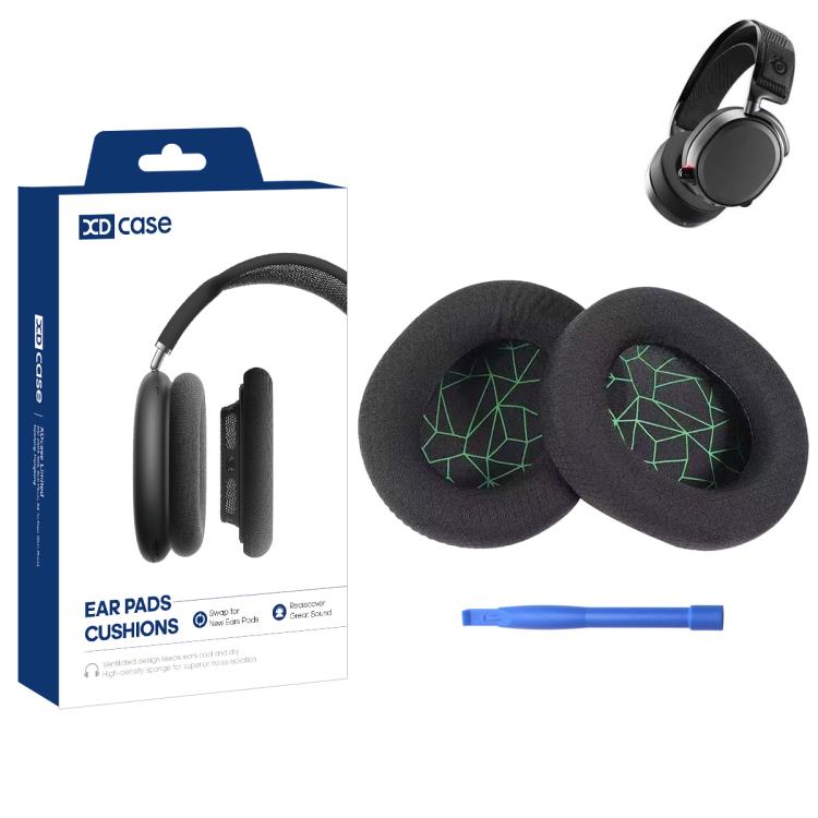 XDcase 1 Pair Headset Replacement Ear Pads with Prying Tool, For SteelSeries Arctis 1 / 3 / 5 / 7 / 9 / Pro
