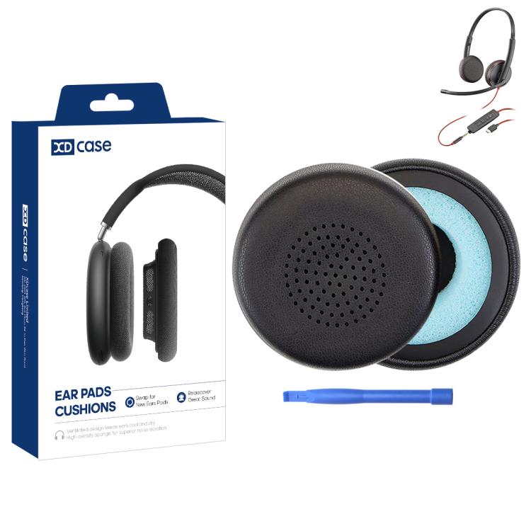 XDcase 1 Pair Headset Replacement Ear Pads with Prying Tool, For Plantronics C3220 / C3225 / C3210