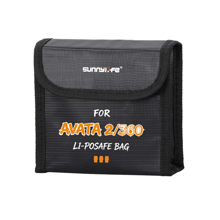 For DJI Avata 2 / 360 Sunnylife Battery Explosion-proof Safe Bag Protective Li-Po Safe Bag, For 1pc Battery, For 2pcs Batteries, For 3pcs Batteries