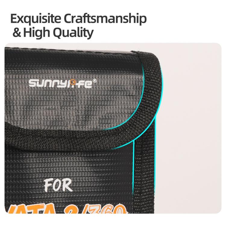 For DJI Avata 2 / 360 Sunnylife Battery Explosion-proof Safe Bag Protective Li-Po Safe Bag, For 1pc Battery, For 2pcs Batteries, For 3pcs Batteries