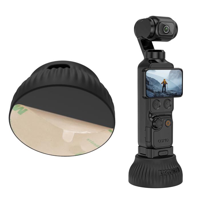 For DJI Osmo Pocket 4 / 3 Sunnylife Silicone Stand Base Car Center Console Base Desktop Stabilizer Supporting Holder, Car Base, Tabletop Base