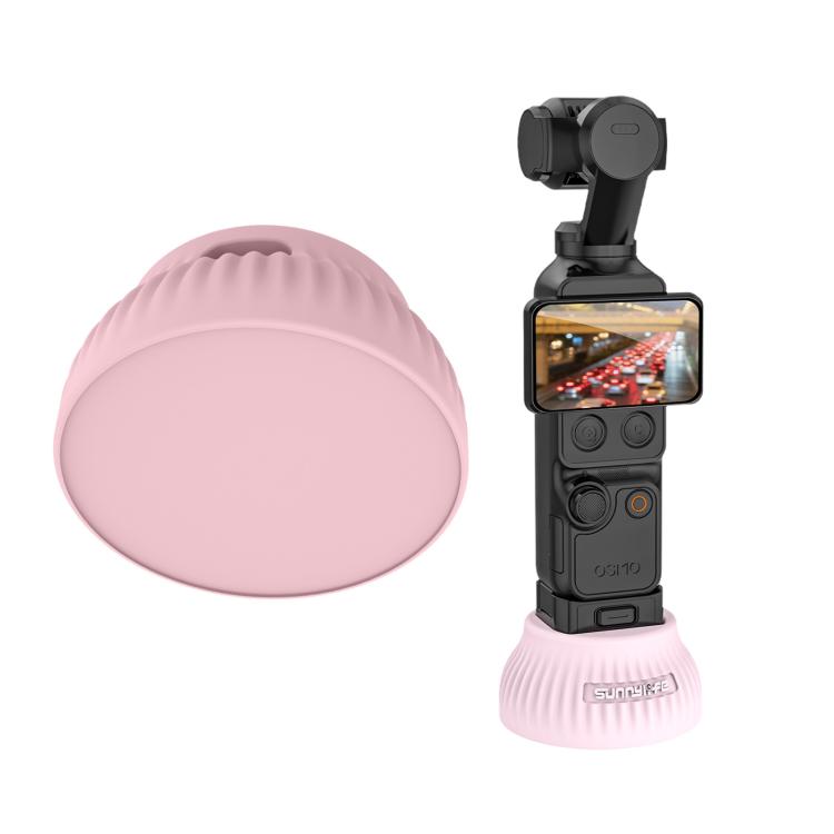 For DJI Osmo Pocket 4 / 3 Sunnylife Silicone Stand Base Car Center Console Base Desktop Stabilizer Supporting Holder, Car Base, Tabletop Base