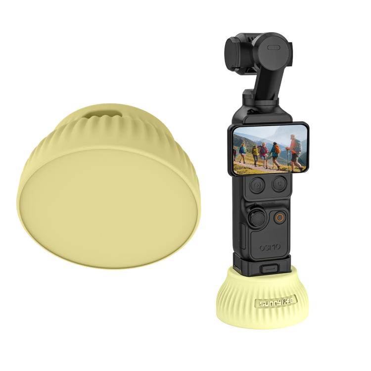 For DJI Osmo Pocket 4 / 3 Sunnylife Silicone Stand Base Car Center Console Base Desktop Stabilizer Supporting Holder, Car Base, Tabletop Base