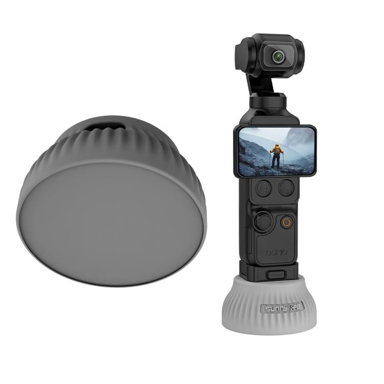 For DJI Osmo Pocket 4 / 3 Sunnylife Silicone Stand Base Car Center Console Base Desktop Stabilizer Supporting Holder, Car Base, Tabletop Base