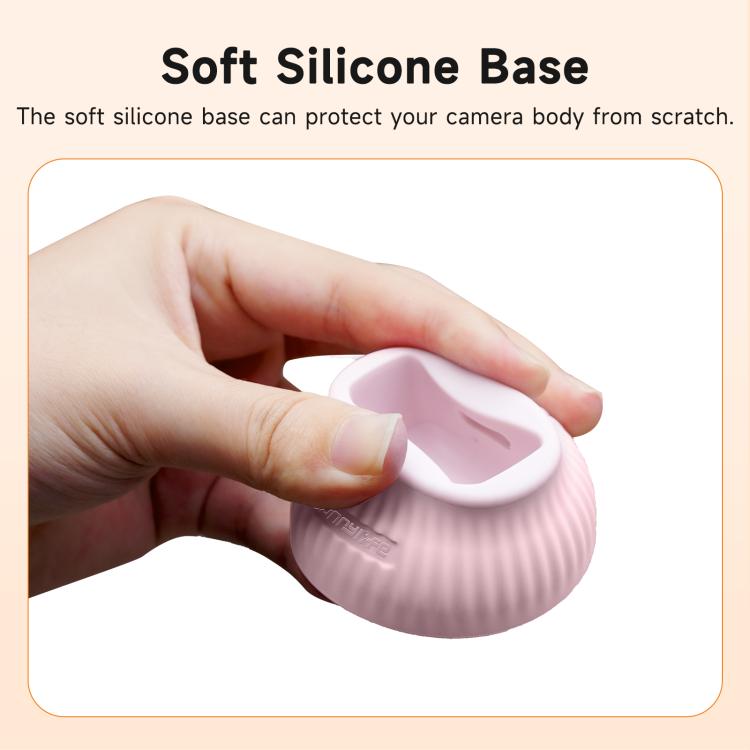 For DJI Osmo Pocket 4 / 3 Sunnylife Silicone Stand Base Car Center Console Base Desktop Stabilizer Supporting Holder, Car Base, Tabletop Base