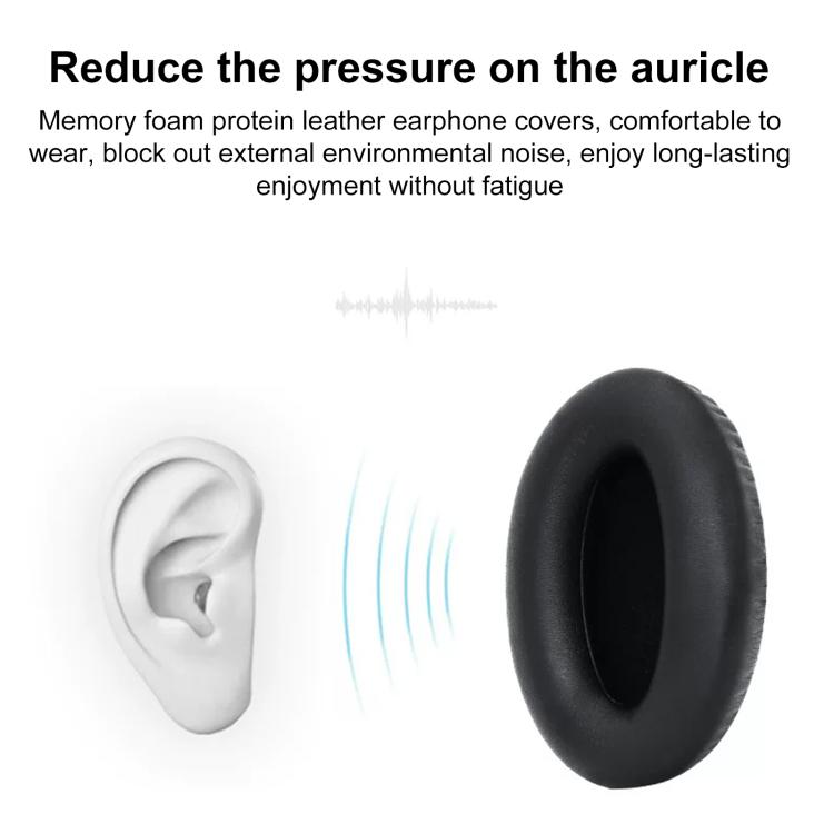 XDcase 1 Pair Protein Leather Headset Replacement Ear Pads with Prying Tool, For Sony WH-1000XM5, For Sony WH-1000XM4, For Sony WH-1000XM3