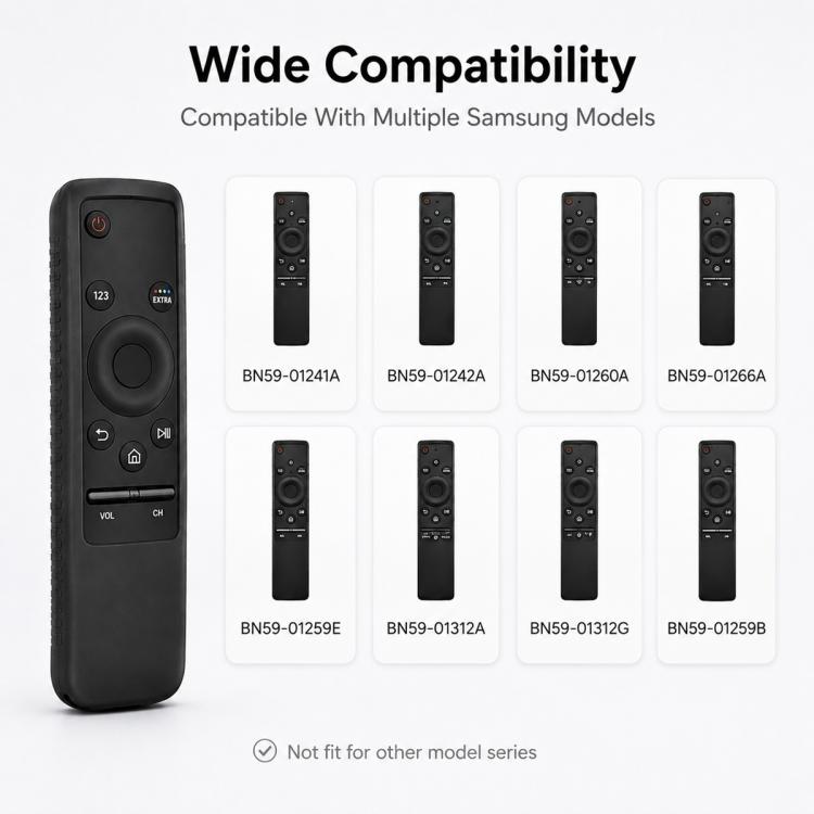 XDcase Shockproof Soft Silicone Protective Case, For Samsung TV Remote BN59 Series