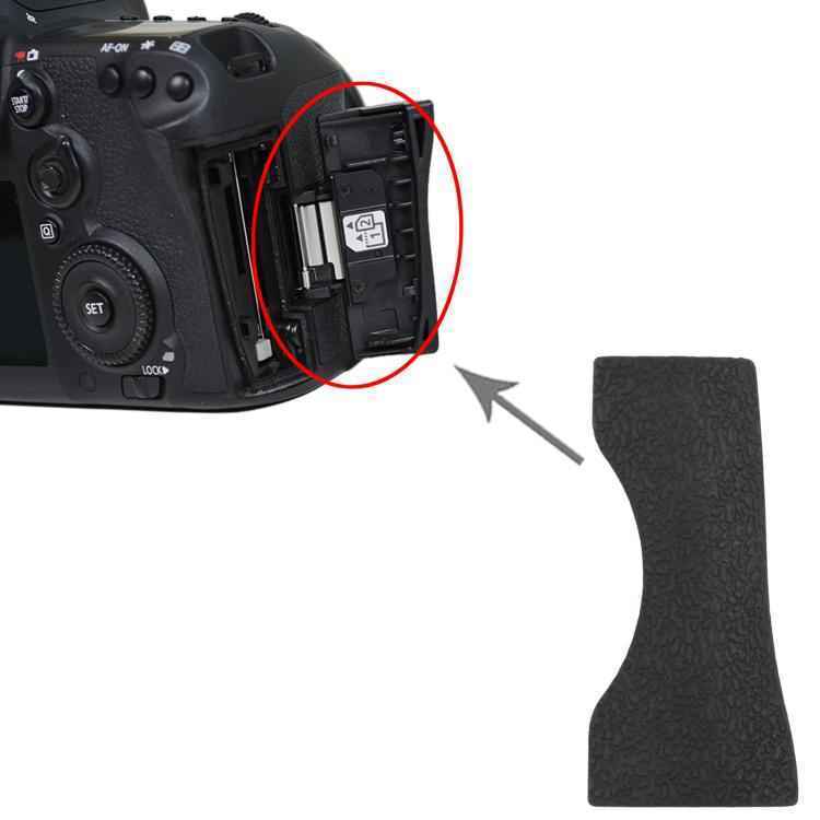 CF Card Slot Cover Decorative Leather, For Canon EOS 7D Mark II