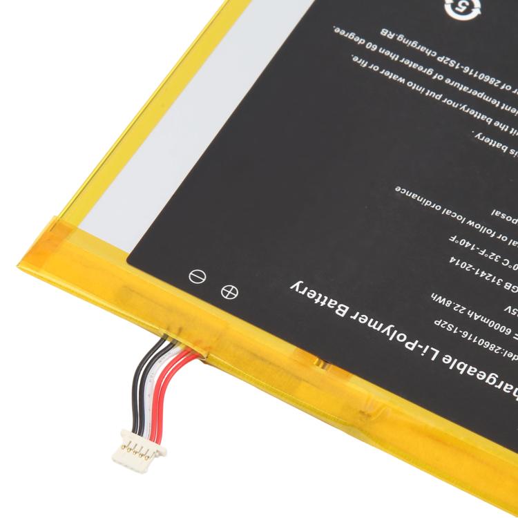 Tablet Battery, For Alldocube iPlay 20 6000mAh 2860116-1S2P