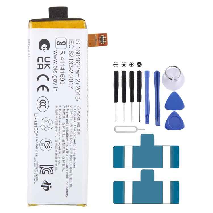 Battery, For DJI Osmo Pocket 3 1300mAh BHX212-1300-7.7, For DJI Action 2 650mAh 7.7V BCX103, For DJI Osmo Pocket 1/2 HB3-875mAh-7.7V OT110/OT-210