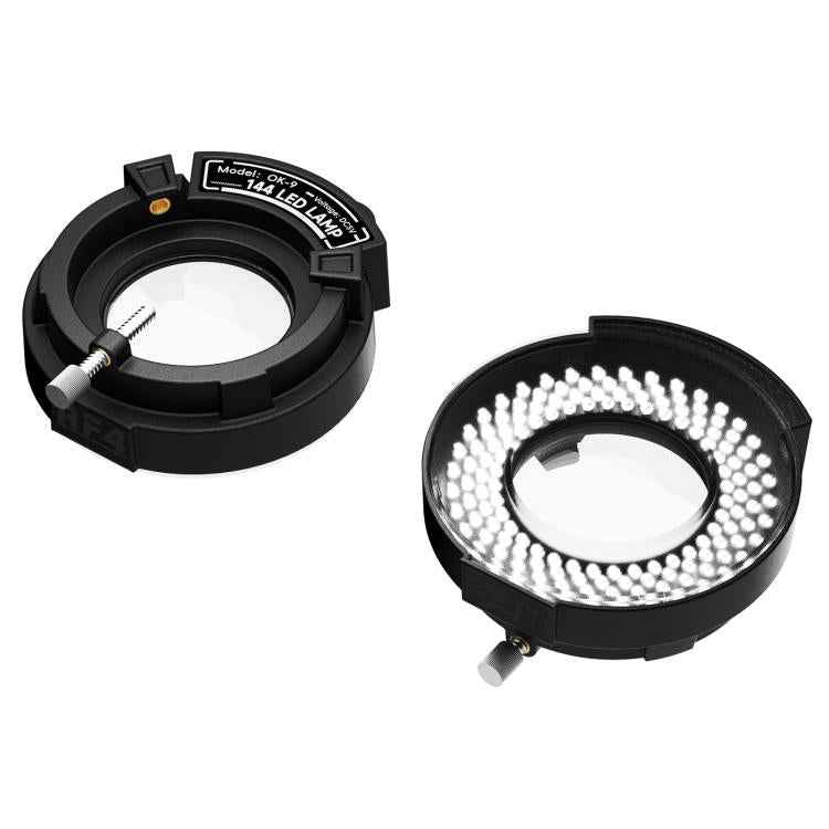 RF4 OK-9 Adjustable 144pcs LED Ring Light for Binocular / Trinocular Stereo Microscope, OK-9