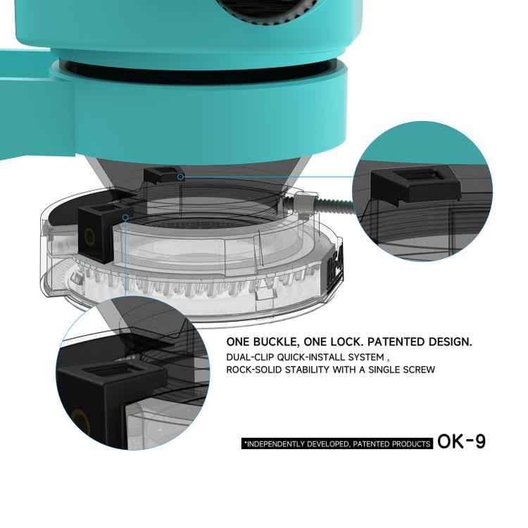 RF4 OK-9 Adjustable 144pcs LED Ring Light for Binocular / Trinocular Stereo Microscope, OK-9