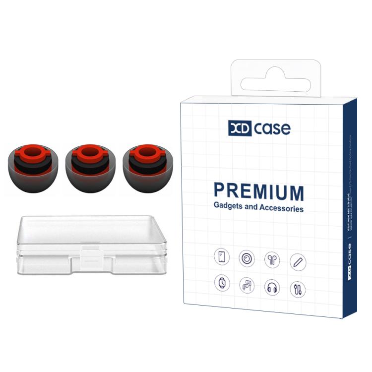 XDcase 3pcs / Set Replacement Silicone Ear Tips Kit, M Size, 3PCS M-Size