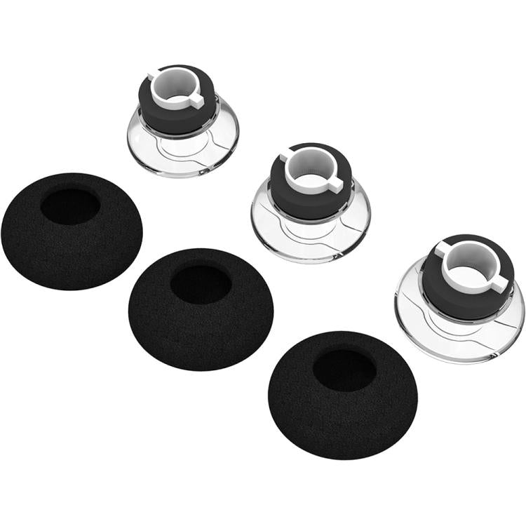 XDcase 6pcs / Set Replacement TPU Ear Tips & Sponge Kit, M Size, M Size