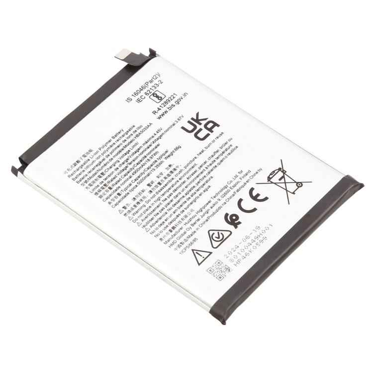 For HMD Fusion / Fusion X1 / Fusion 2024 5000mAh HBA5033AA Battery
