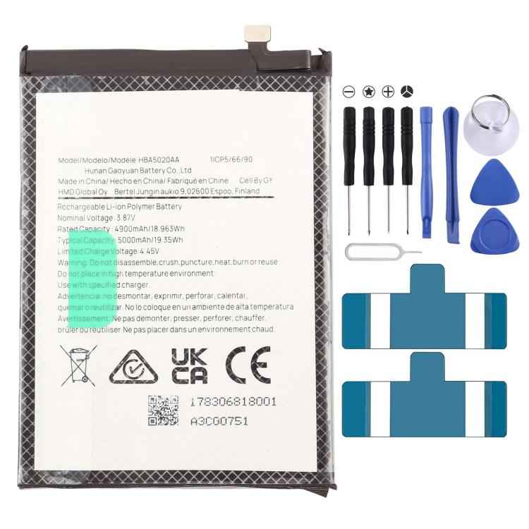 For HMD Pulse+ / Pulse / Pulse Pro TA-1595 5000mAh HBA5020AA Battery