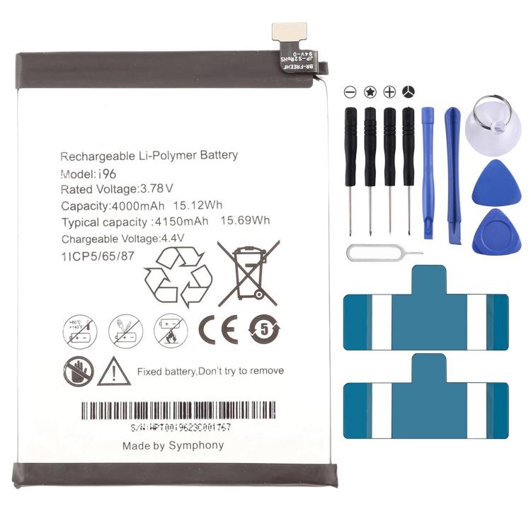 Battery, For Symphony i96 4150mAh, For Symphony Innova 30 5000mAh