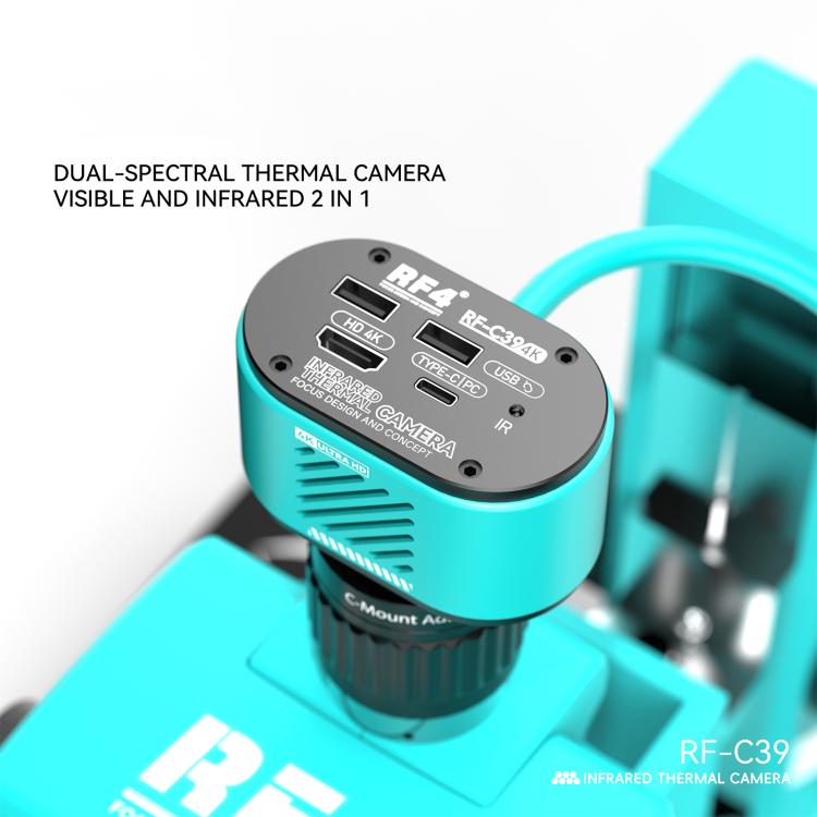 RF4 RF-C39 2 in 1 4K Visible and Infrared Dual-Spectral Thermal Camera for PCB Fault Detector, RF-C39