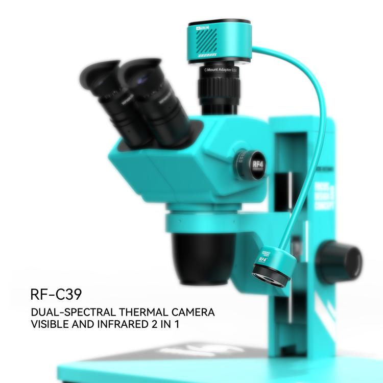 RF4 RF-C39 2 in 1 4K Visible and Infrared Dual-Spectral Thermal Camera for PCB Fault Detector, RF-C39