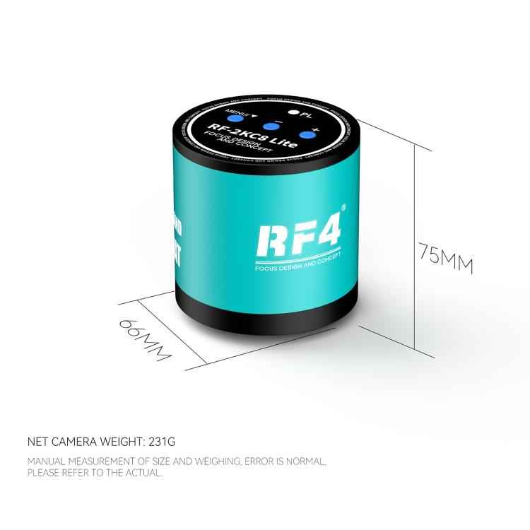 RF4 RF-2KC8 Lite 1080P HD High-Resolution Adjustable Camera for Trinocular Stereo Microscope, RF-2KC8 Lite