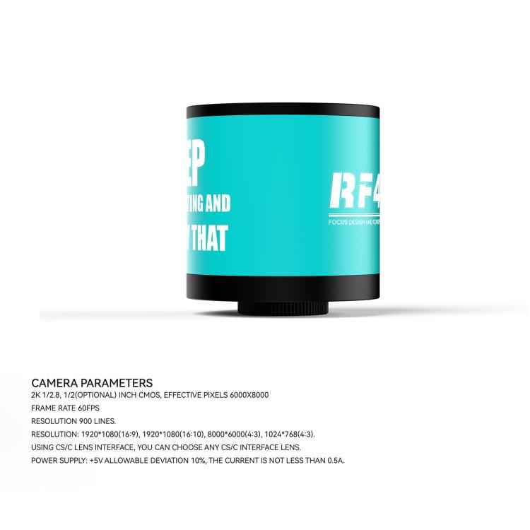 RF4 RF-2KC8 Lite 1080P HD High-Resolution Adjustable Camera for Trinocular Stereo Microscope, RF-2KC8 Lite