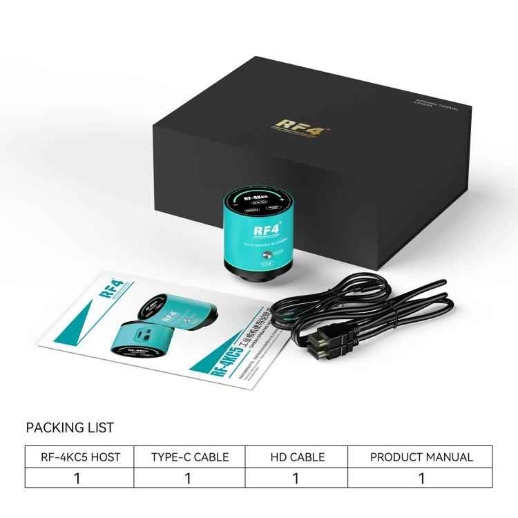 RF4 RF-4KC5 Touch Design 4K Ultra HD Microscope Camera for Trinocular Microscope, RF-4KC5