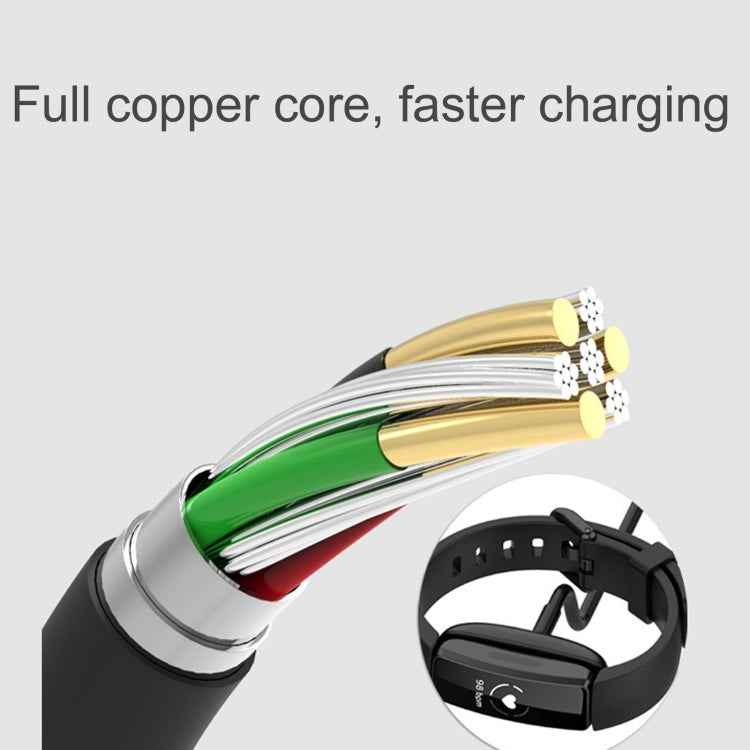 For Fitbit Inspire 2 Smart Watch USB Charger, Length: 1m