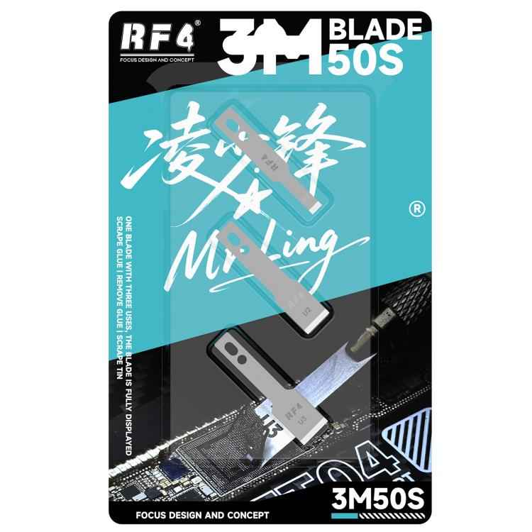 RF4 3M50S 6pcs Stainless Steel Anti-Static Glue Removal Quick Spade Blades, 3M50S