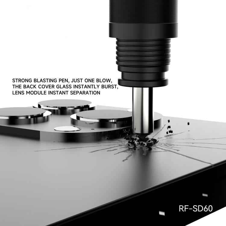 RF4 RF-SD60 5-in-1 Screwdriver & Back Glass Breaking Pen for Mobile Phone Repair, RF-SD60