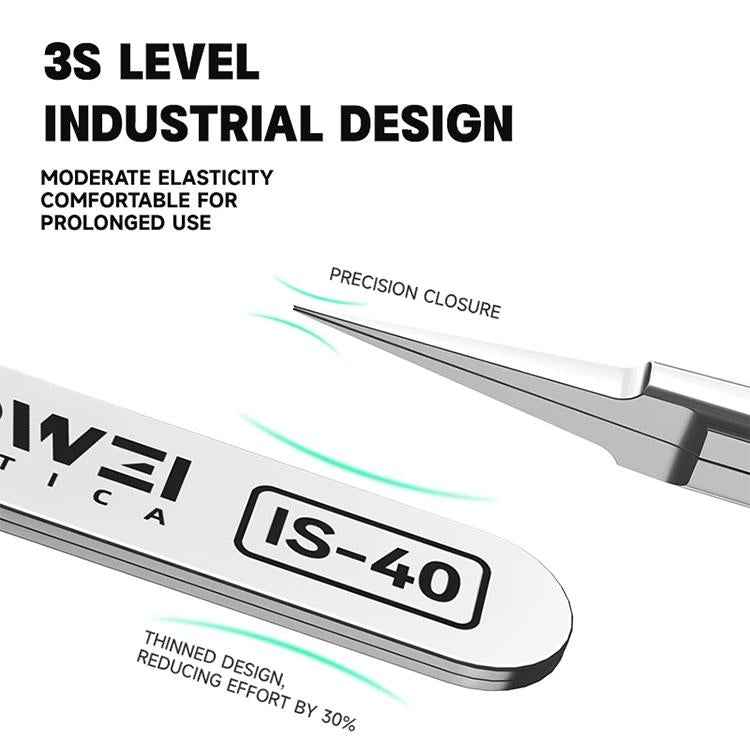 Luowei IS-40 Anti-magnetic High Hardness High Precision Flying Wire Tweezers, IS-40