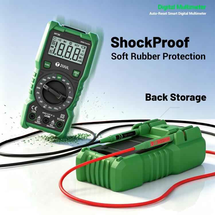 2UUL MT30 Auto-Reset Smart Auto-Range Digital Multimeter