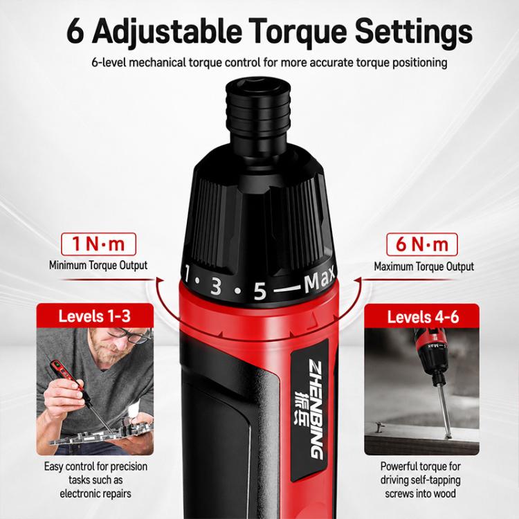 13 in 1 High Torque 6-Speed Adjustable Electric Screwdriver Set