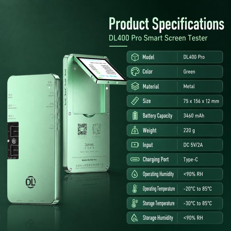 DL400 Pro iTestBox Display Touch Multi-Function Tester Set For Huawei, For Huawei