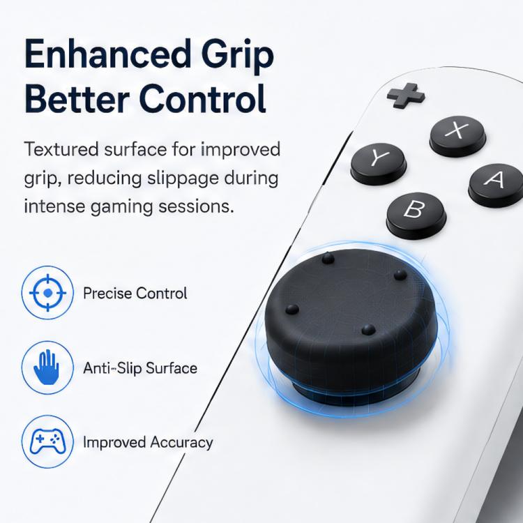 XDcase 8pcs Silicone Anti-Slip Joy-Con Joysticks Cap for Nintendo Switch 2