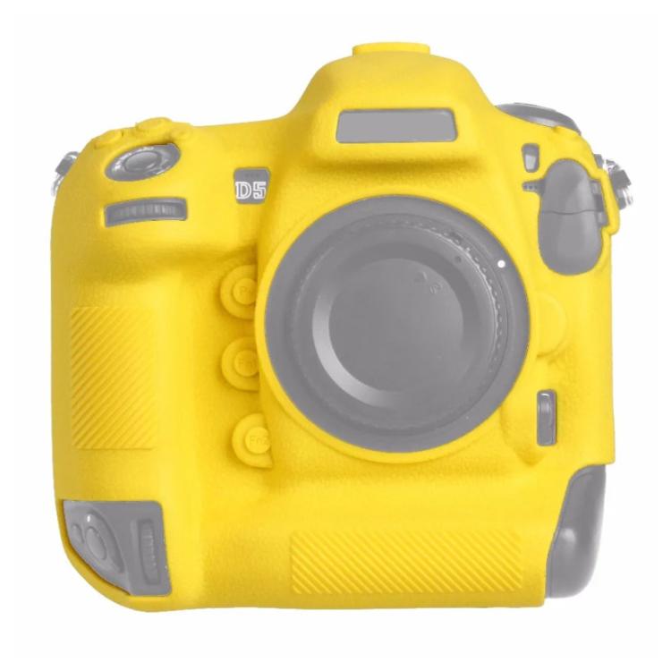 Litchi Texture Soft Silicone Camera Protective Case, For Nikon D5
