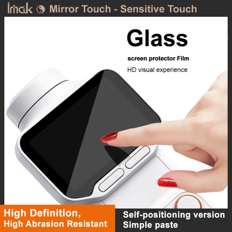 imak Tempered Glass Film with Camera Lens Film, Self-positioning Version, For Insta360 Luna Ultra