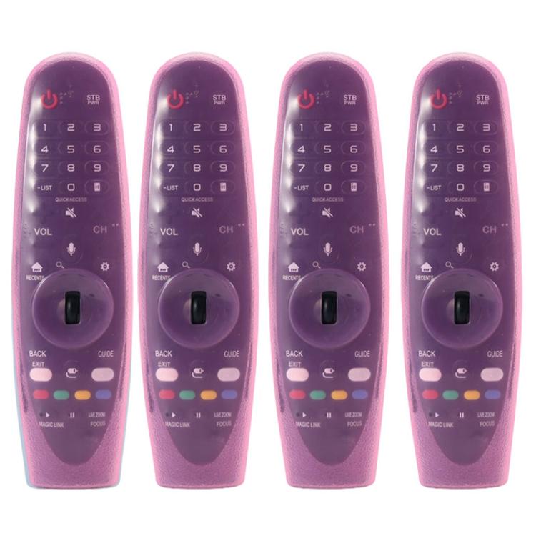 XDcase 4pcs Soft Silicone Jelly Protective Case, For LG MR600 / MR650 Magic Remote