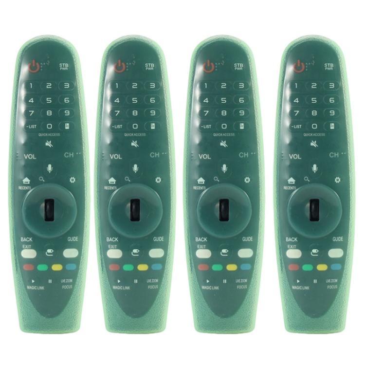 XDcase 4pcs Soft Silicone Jelly Protective Case, For LG MR600 / MR650 Magic Remote