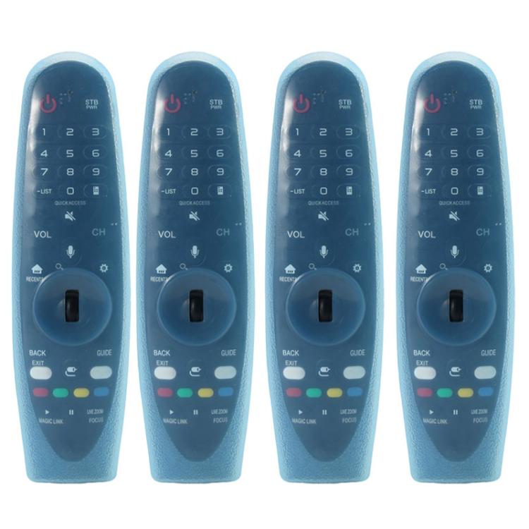 XDcase 4pcs Soft Silicone Jelly Protective Case, For LG MR600 / MR650 Magic Remote