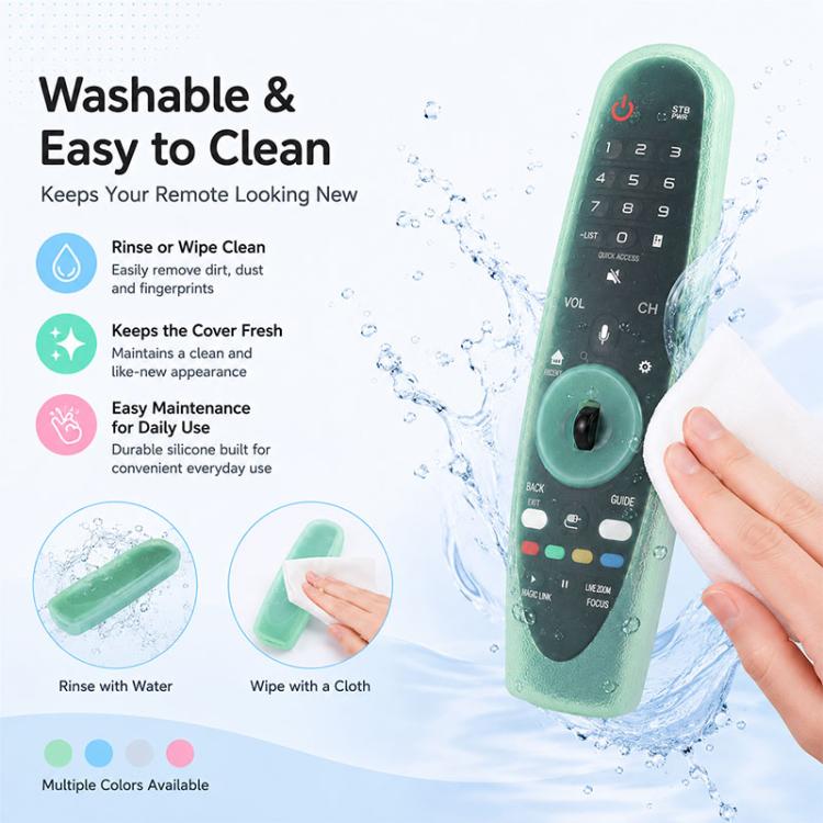 XDcase 4pcs Soft Silicone Jelly Protective Case, For LG MR600 / MR650 Magic Remote
