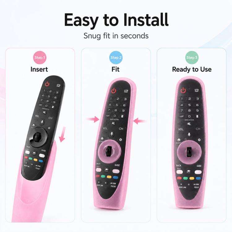 XDcase 4pcs Soft Silicone Jelly Protective Case, For LG MR600 / MR650 Magic Remote