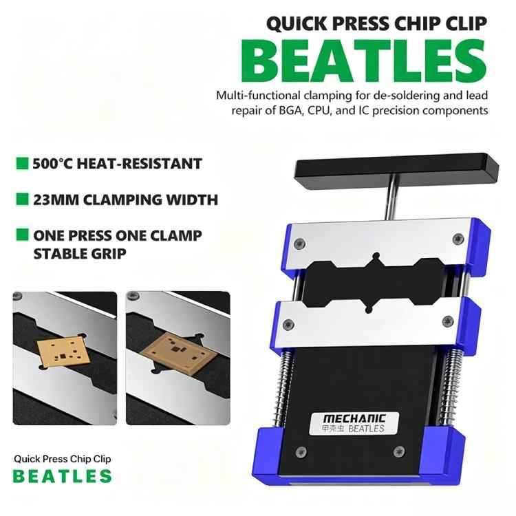 MECHANIC BEATLES BGA CPU IC Adhesive Removal Quick-Press Chip Fixture
