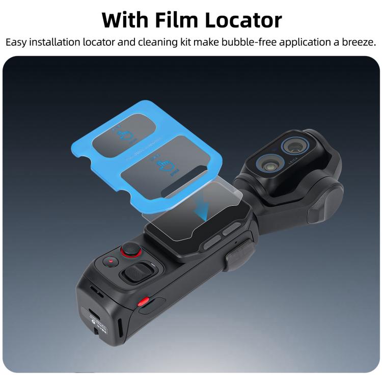 Sunnylife Lens Screen Protector AR Anti-ReflectionTempered Glass Film, For Insta360 Luna Ultra
