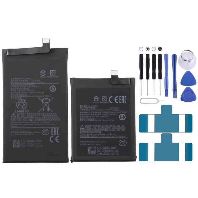 For Xiaomi Mi Mix Fold M2011J18C 2460mAh / 2560mAh BM24 BM25 Battery Set, For Xiaomi Mi Mix Fold M2011J18C 2460mAh / 2560mAh
