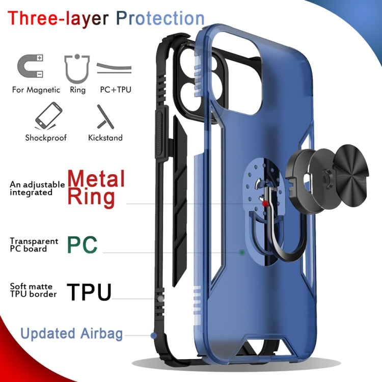 Magnetic Frosted PC + Matte TPU Shockproof Case with Ring Holder, For iPhone 11 Pro, For iPhone 11, For iPhone 11 Pro Max, For iPhone XS / X, For iPhone XS Max, For Samsung Galaxy Note20, For Samsung Galaxy Note20 Ultra