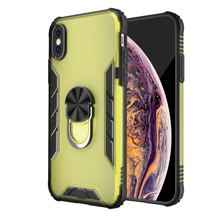Magnetic Frosted PC + Matte TPU Shockproof Case with Ring Holder, For iPhone 11 Pro, For iPhone 11, For iPhone 11 Pro Max, For iPhone XS / X, For iPhone XS Max, For Samsung Galaxy Note20, For Samsung Galaxy Note20 Ultra